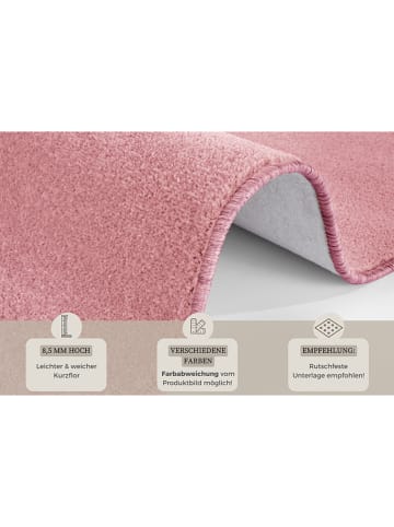Hanse Home 3er-Set: Kurzflor-Teppiche "Nasty" in Rosa