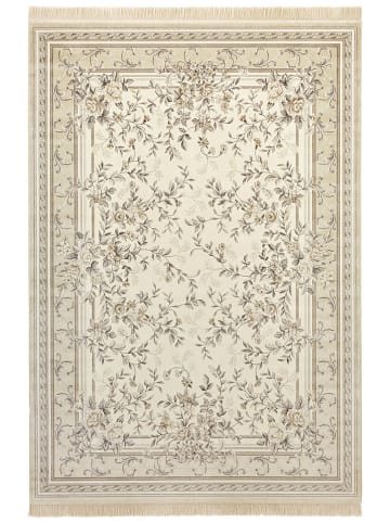 Nouristan Dywan tkany "Antique Flowers - Samt" w kolorze kremowym