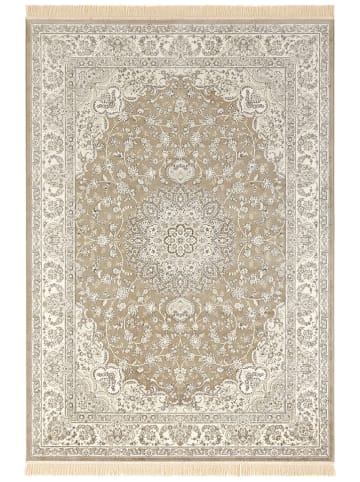 Nouristan Webteppich "Antique Nain - Samt" in Oliv/ Grau