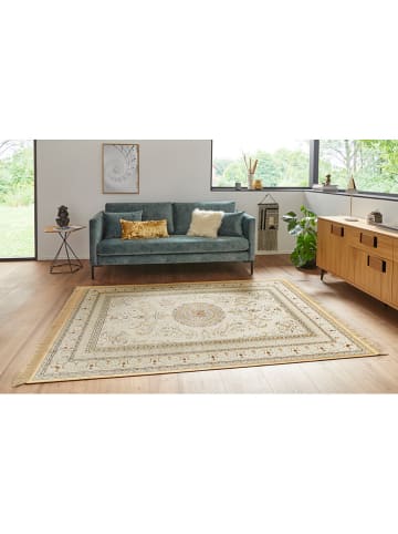 Nouristan Webteppich "Antique - Samt" in Creme