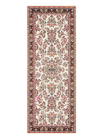 Nouristan Kurzflor-Läufer in Creme/ Bunt