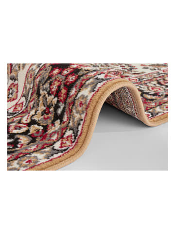 Nouristan Kurzflor-Läufer in Creme/ Bunt