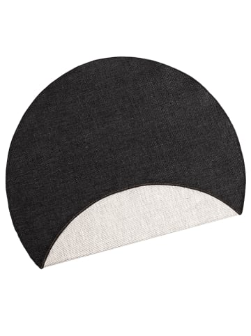 NORTHRUGS Wendeteppich "Miami" in Schwarz/ Creme