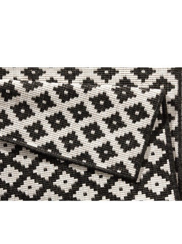 Hanse Home Outdoor-Wendeteppich "Nizza" in Schwarz/ Creme