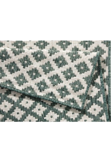Hanse Home Omkeerbaar outdoortapijt "Nizza" groen/crème