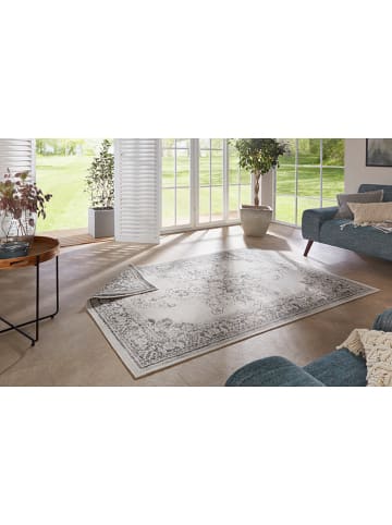 NORTHRUGS Omkeerbaar outdoortapijt "Borbon" grijs/crème