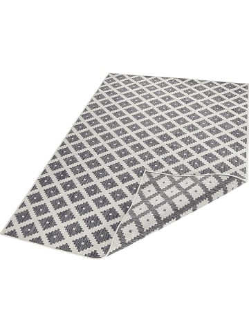 NORTHRUGS Outdoor-Wendeteppich "Nizza" in Grau/ Creme