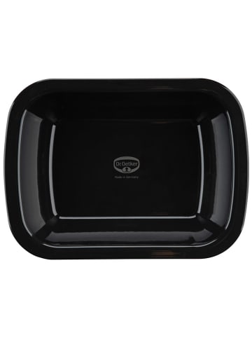 Dr. Oetker Dessert- & Auflaufform in Schwarz - (B)28 x (T)21 cm