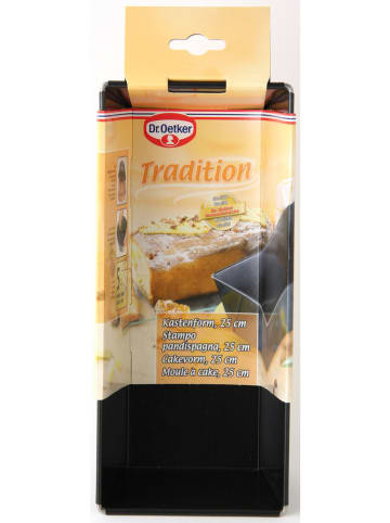Dr. Oetker Keksówka "Tradition" w kolorze czarnym - 25 x 11,5 cm