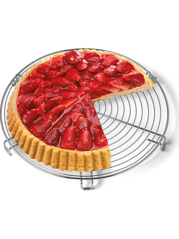 Dr. Oetker Ruszt kuchenny w kolorze srebrnym - Ø 32 cm