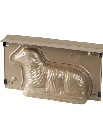 Dr. Oetker 3D-Backform "Lamm" in Gold - (B)27,5 x (T)15 cm