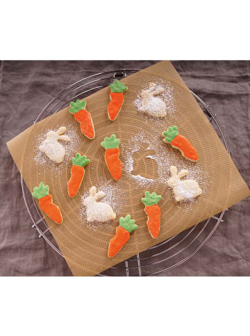 Dr. Oetker 4tlg. Set: Ausstecher "Hase & Karotte" in Chrom
