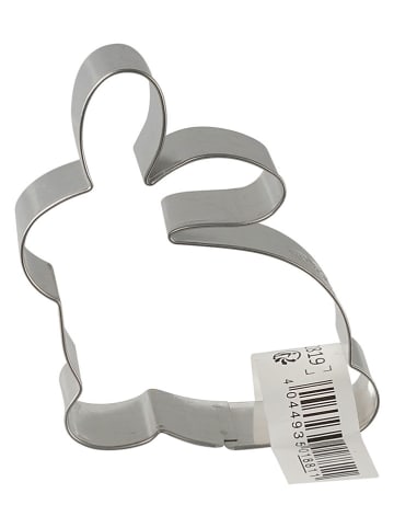 Dr. Oetker Wykrawacze (2 szt.) "Hare" w kolorze srebrnym - 7 x 8 cm