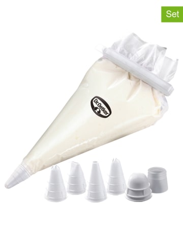 Dr. Oetker 30er-Set: Einweg-Spritzbeutel in Weiß - (L)31 x (B)18 cm