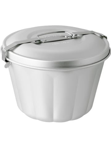 Dr. Oetker Forma "Bake Joy Classic" w kolorze srebrnym do kąpieli wodnej - 2,5 l