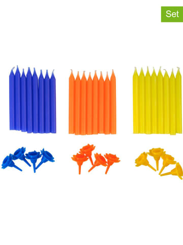 Dr. Oetker 2er-Set: Kuchenkerzen "Maus" in Bunt - 2x 24 Stück