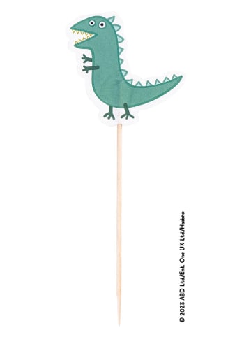 Dr. Oetker 2er-Set: Kuchen-Topper "Peppa & Familie" in Bunt - 2x 12 Stück