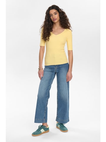 NÜMPH Koszulka w kolorze żółtym