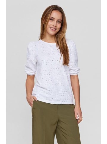 NÜMPH Bluse in Weiß