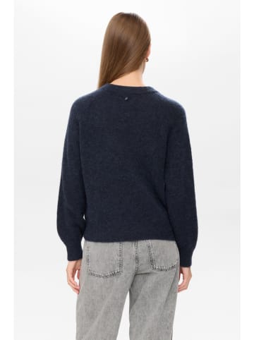NÜMPH Sweter "Nuriette" w kolorze granatowym
