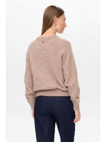 NÜMPH Pullover "Nuriette" in Hellbraun