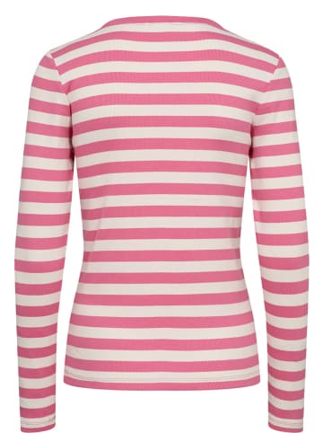 NÜMPH Longsleeve in Rosa/ Creme