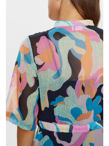 NÜMPH Kleid in Dunkelblau/ Bunt