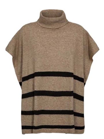 NÜMPH Rollkragenpullover in Hellbraun