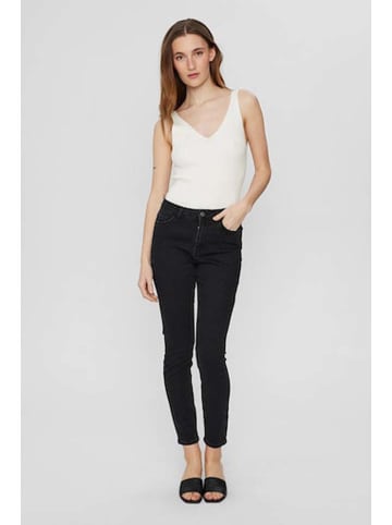 NÜMPH Dżinsy - Slim fit - w kolorze czarnym