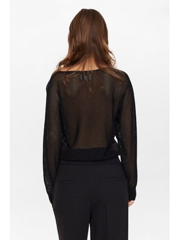NÜMPH Sweter "Nanadaya" w kolorze czarnym