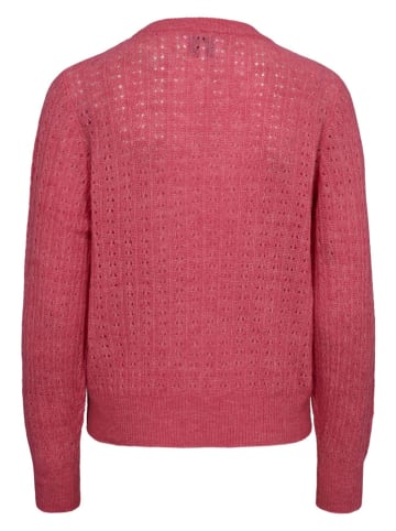 NÜMPH Sweter "Riette" w kolorze czerwonym