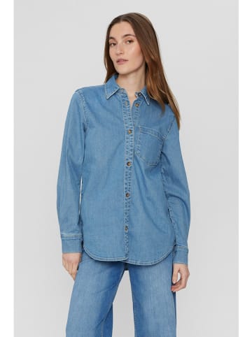 NÜMPH Jeans-Hemd in Hellblau