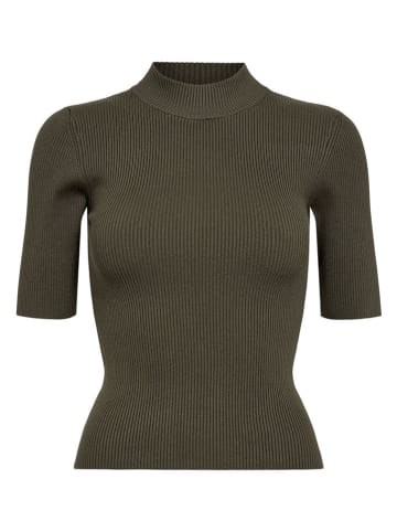 NÜMPH Sweter "Bia" w kolorze khaki