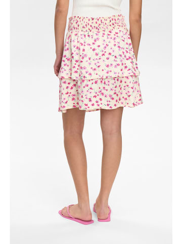 NÜMPH Spódnica "Nutwinkle" w kolorze kremowo-jasnoróżowym
