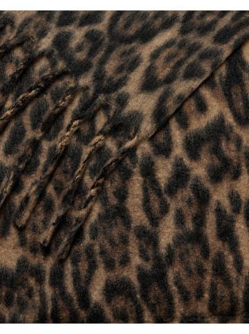 NÜMPH Schal "Nulonnie" in Hellbraun/ Schwarz