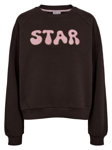 NÜMPH Bluza w kolorze brązowym