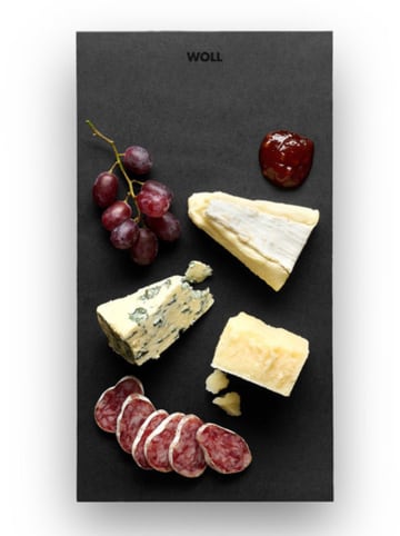 Woll 2-delige set: snijplanken grijs - (L)27 x (B)15 cm