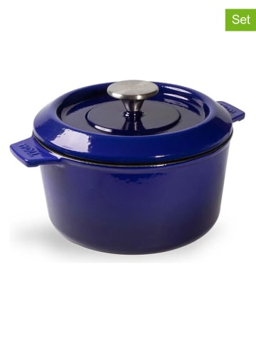Woll 2tlg. Set: Kochtopf in Blau - Ø 18 cm