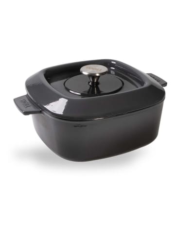 Woll 2-częściowy zestaw "Iron" w kolorze antracytowym - 24 x 24 cm