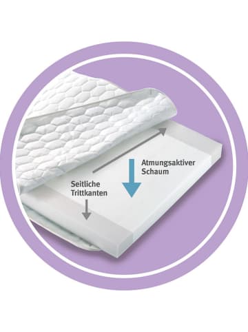 Paradies Kindermatratze "Ruby" in Weiß