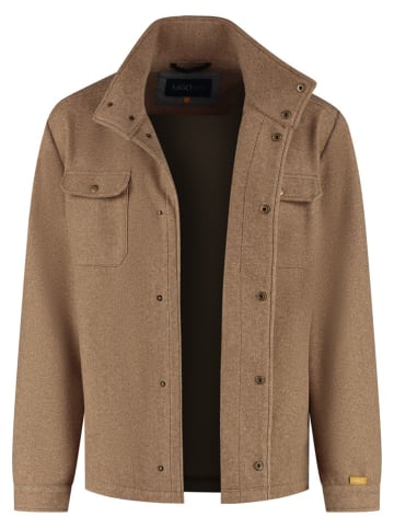 TRAVELIN' Kurtka przejściowa w kolorze beżowym