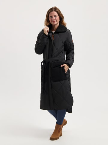 TRAVELIN' Tussenmantel zwart