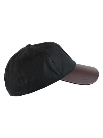 MGO leisure wear Cap "Harry" in Schwarz/ Braun