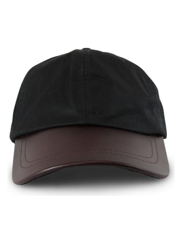 MGO leisure wear Czapka "Harry" w kolorze czarno-brązowym