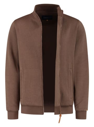 TRAVELIN' Sweatvest lichtbruin