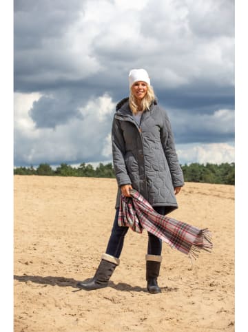 TRAVELIN' Szal w kolorze czerwono-beżowym