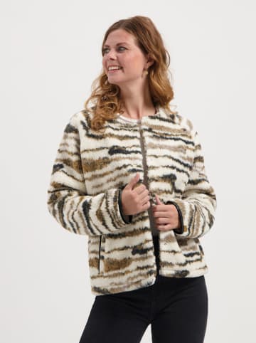 TRAVELIN' Teddyjacke in Creme