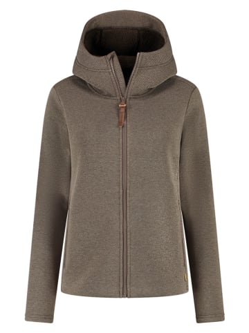 TRAVELIN' Fleece vest bruin