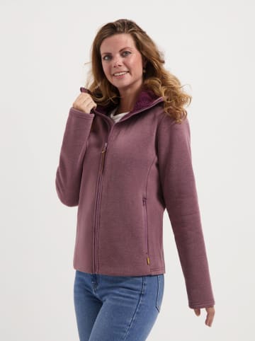 TRAVELIN' Fleece vest paars