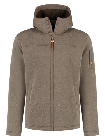 TRAVELIN' Fleecejacke in Beige